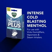 Vicks Vapo Pads Plus, Sinus or Allergy Relief, 12 Pack, VSP29P12