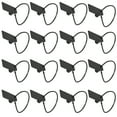 thumbnail image 1 of 100Pcs  Practical Disposable Cable Zip Ties Anti-theft Self-locking Tie For Clothes Suitcase Shoes Bag Label Tag,black, 1 of 7