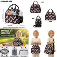 thumbnail image 5 of DISNIMO Butterfly Print School Backpack Set for Teen Girls, Lightweight Bookbag Lunch Bag & Pencil Box, 17 Inch School Bag Set Middle Elementary Preschool Kindergarten Supplies, 5 of 7