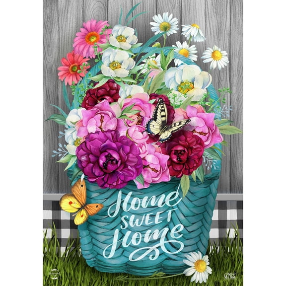 Briarwood Lane Spring Garden Flag 12x18 For Outdoor Floral Basket For Spring Garden Flag Flags For Outside