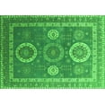 thumbnail image 1 of Ahgly Company Indoor Rectangle Oriental Green Industrial Area Rugs, 2' x 3', 1 of 4