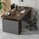 thumbnail image 2 of Conference Writing Office Desk Drawers Computer Storage Supplies Computer Desks European Standing Mesa De Computador Furniture My Lux Decor Round, 2 of 30