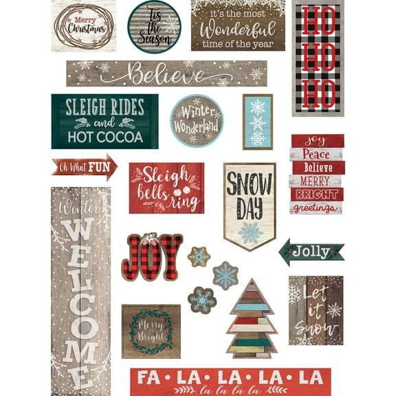 Teacher Created Resources Home Sweet Classroom Winter Mini Bulletin Board, 22 Pieces