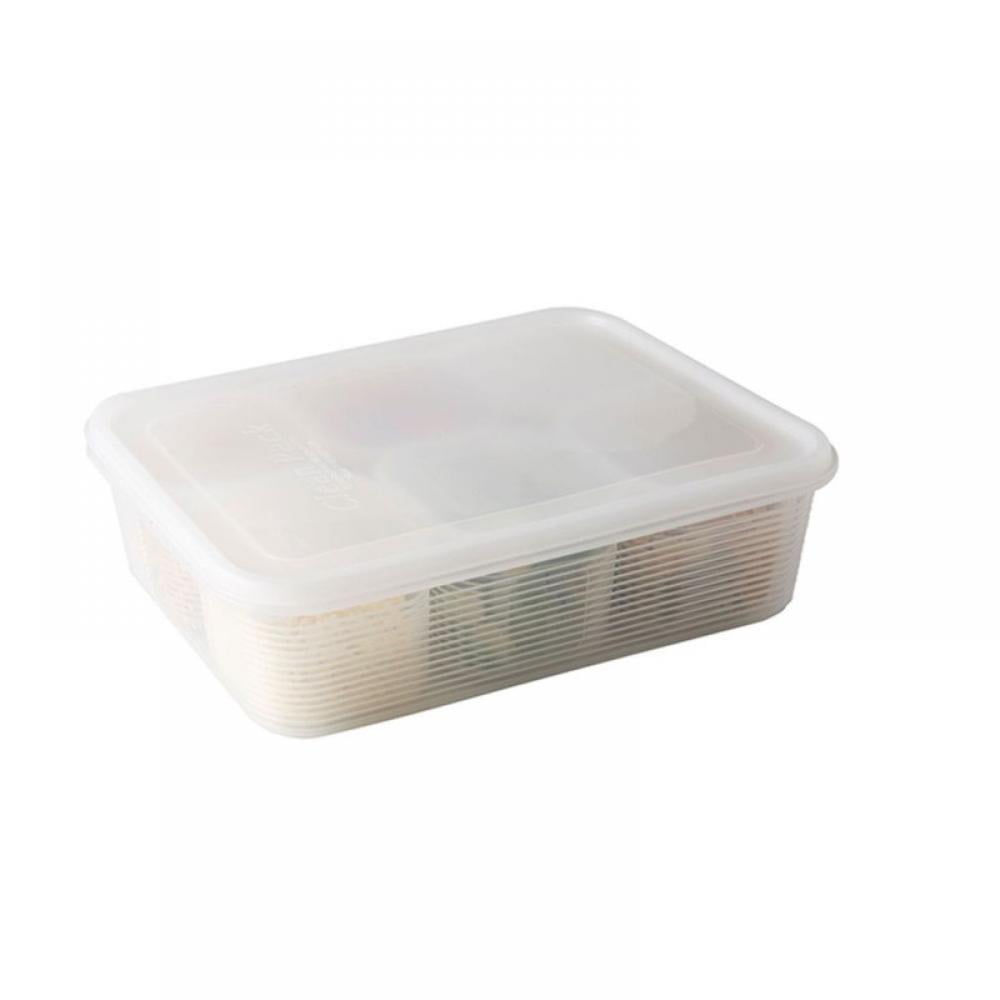 Bhtqdnq Food Storage Containers with Lids Airtight, Fridge Fresh-Keeping  Container with 6 detachable small boxes, Portable Divided Fruit Storage
