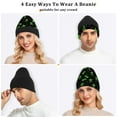 thumbnail image 7 of joogoo Neon Bears Skull Beanie Hats Cuffed Winter Warm Knit Thick Beanies, 7 of 7