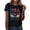 Black, variant on Women's Stretchy Soft Poly‑Cotton Blend Crew Neck Short Sleeve Loose Fit 2026 USA Eagle Flag Soccer US‑Canada‑Mexico International Football Sports Fan T‑Shirts Gray L