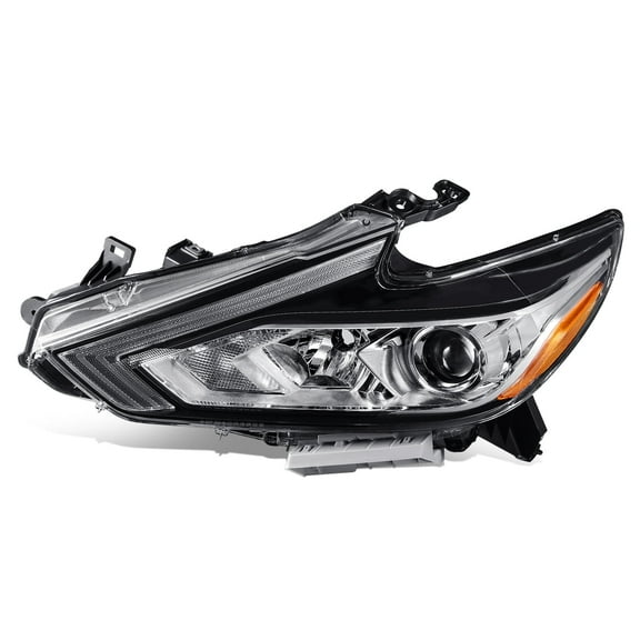 DNA Motoring OE Style Projector Headlight Lamp for 2016-2018 Nissan Altima, Left Driver Side