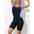 thumbnail image 5 of Women's Boyleg One Piece Swimsuit Racerback Athletic Bathing Suit, 5 of 7