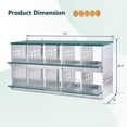 thumbnail image 6 of 10-Bay Galvanized Steel Nesting Box Wall Mount for Chickens and Ducks, Tool-Free Assembly, Easy Egg Collection, Vented Poultry Coop Equipment for Backyard Farms, 6 of 7