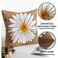 thumbnail image 4 of Spring Daisy Pillow Covers 20x20 Set of 2 Cute Floral Brown Summer Outdoor Decorative Throw Pillows Farmhouse Flower Pillowcases Linen Cushion Case Decor for Home Sofa Couch Bed, 4 of 7
