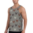 thumbnail image 3 of Rocae Rooster for Men's Workout Tank Top Men's Running Tank Top Dry Fit Athletic Workout Tank TopsMedium, 3 of 9