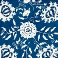 thumbnail image 2 of PI Studio 12x12 Gold Ornate Wood Framed with Double Matting Museum Art Print Titled - White Flowers On Indigo I, 2 of 4