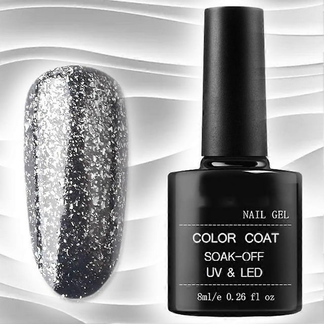 8ml Nail Polish Glitter Shine Soak Off UV/LED Gel Polish Vanish Manicure 8#108