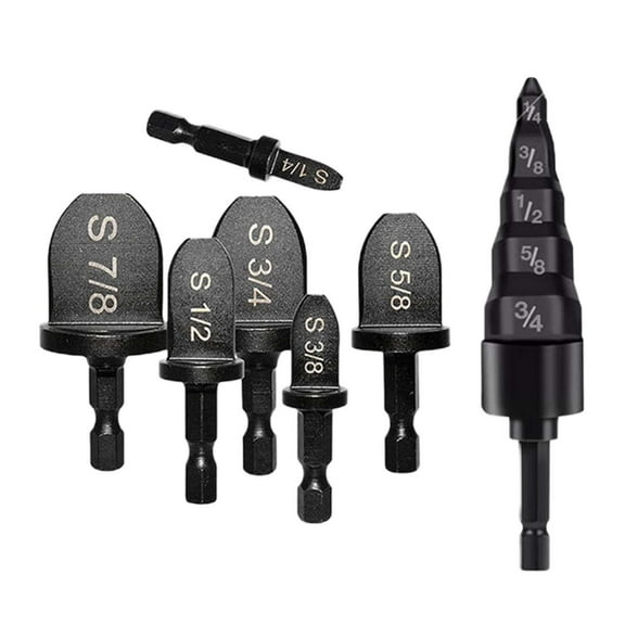 AMLESO Air Copper Tube Expander Electric Pipe Expanding Head Hand Expanding Tool Repairing Tools Soft Copper Tubing Bit