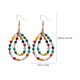 thumbnail image 2 of unbranded 1Par Pendientes Colgantes De Con Doblados Y Doradas Para Y, 2 of 7
