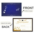 thumbnail image 7 of Clearance! Graduation Advice Cards 2025 Pack Of 8 | Black and Gold Advice for The Graduate Cards 2025 | Black and Gold Graduation Decorations 2025 | Grad Decorations, 7 of 7