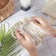 thumbnail image 3 of 5 bolsas ahorradoras de jabón, bolsa de jabón exfoliante de sisal natural para hacer espuma y secar las barras de jabón, bolsa de jabón de ducha (beige, 9,5*14,5 cm), 3 of 5