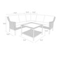 thumbnail image 4 of hometrends Belmont Sectional Set, 4 of 8