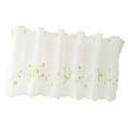 thumbnail image 5 of Embroidered Window Tiers Kitchen Cafe Half Curtains Eyelet Valance Decor, 3 Colors And 6 Sizes Available Green 30x120cm, 5 of 7