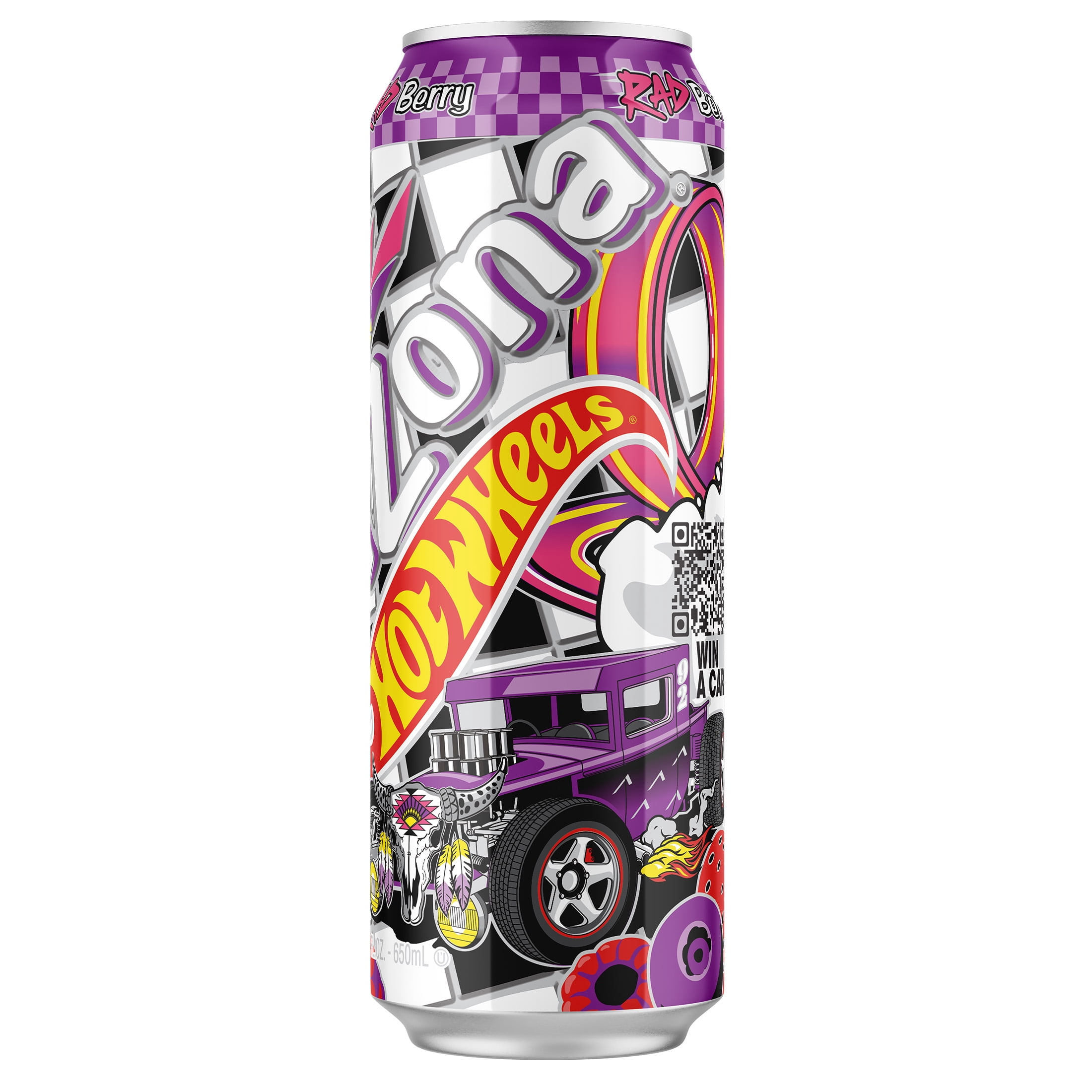 AriZona x Hot Wheels Rad Berry with Black and White Tea - Big Can 22 fl oz