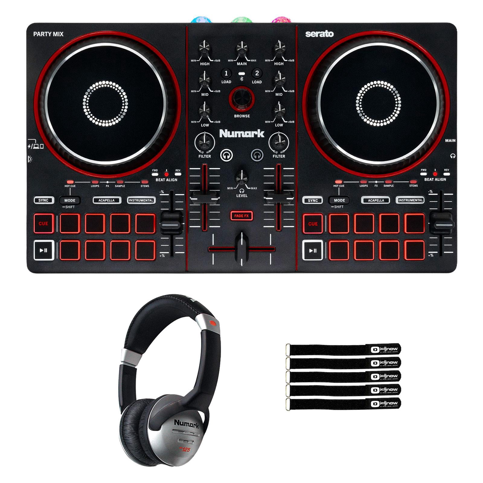 AlphaTheta, DJ Controller, Compact 2-Channel, Bluetooth Wireless