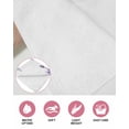 thumbnail image 6 of Purple Weeping Flowers Kitchen Dish Towels for Drying Dishes Set of 4, Spring Floral Elegant Pastoral Waffle Weave Microfiber Hand Tea Bathroom Towels Quick Dry & Absorbent Towel 12x12, 6 of 7