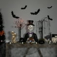 thumbnail image 6 of Northlight LED Lighted Skeleton with Jack-O-Lantern Halloween Decoration - 23.5", 6 of 9