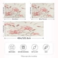 thumbnail image 2 of Ryvnso Satin Pillowcase Carnation Flowers Pillow Cases Standard Size 40x20in, 2 of 6
