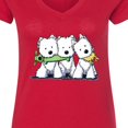 thumbnail image 4 of Inktastic Westie Pro Players Women's V-Neck T-Shirt, 4 of 5
