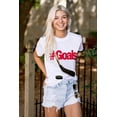 thumbnail image 4 of Athletic Hockey Player Hashtag Goals Men's Graphic T Shirt Tees Brisco Brands S, 4 of 6