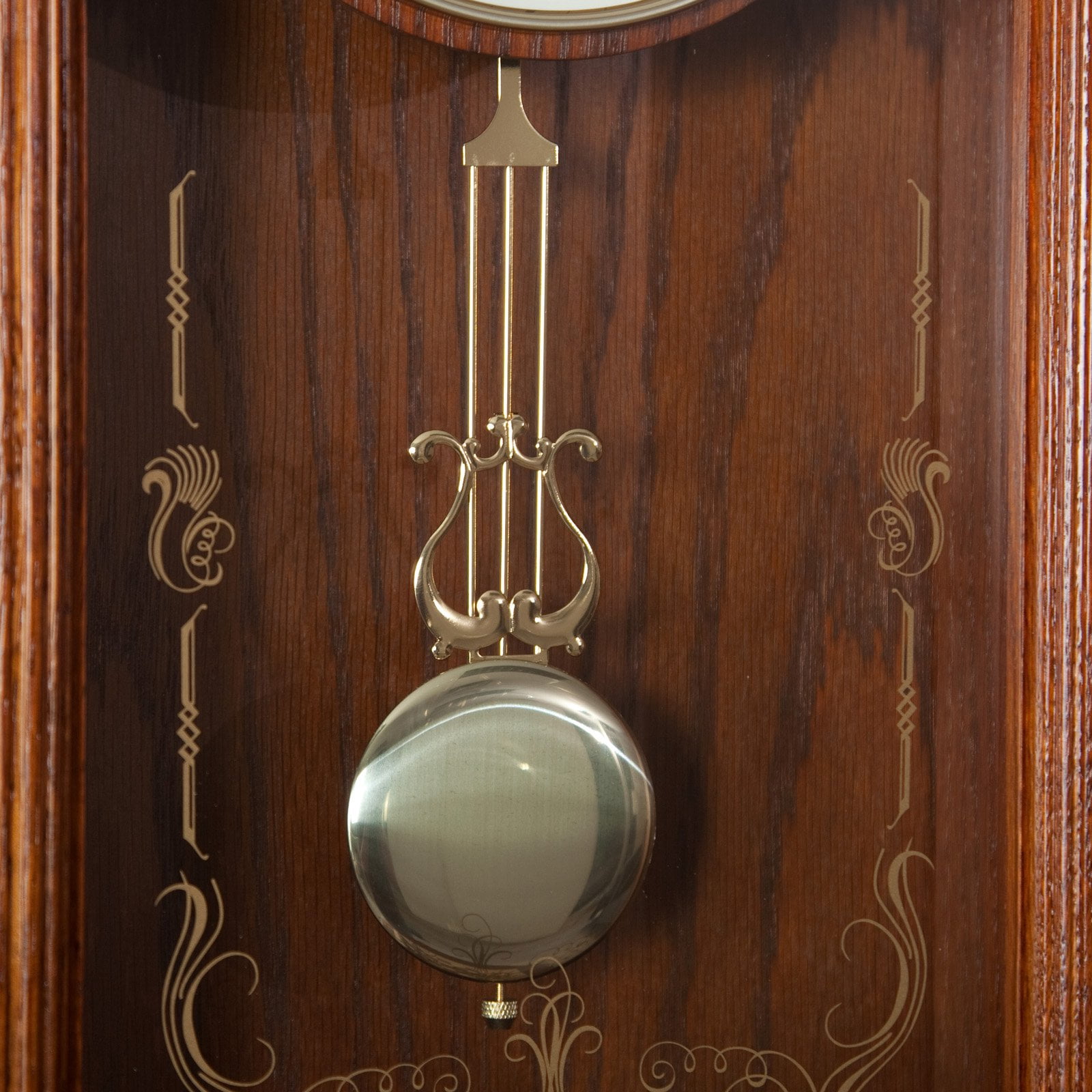 Seiko Regal Oak Wooden Chime Wall Clock Pendulum, Quartz, Analog QXH107BLH