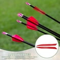 thumbnail image 4 of Uxcell Arrow Vanes Turkey Archery Arrows Feathers Fletching, Right Wing Fit for Hunting Target Shooting - Knife Shaped Navy Blue, 4 of 5