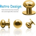 thumbnail image 5 of 24 Packs Mini Drawer Pulls, 0.39 Inch Diameter Round Knobs, Tiny Dresser Knobs, Mini Knobs for Jewelry Box, Light Gold, 5 of 5