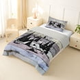 thumbnail image 2 of Catabedysis Rustic Camping Twin Comforter Sets,Country Farmhouse Lodge Bedding Set For Boys,Multicolor,Light Gray Reversible,2-Piece,1 Comforter and 1 Pillowcase, 2 of 7
