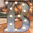 thumbnail image 1 of Elnsivo Vintage Led Letter Lights Light Up Alphabet Sign for Cafe Party Home Bar Initials Decor(Letter B), 1 of 6