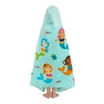 thumbnail image 4 of Wildkin Kids Hooded Beach Towel Poncho for Boys and Girls (Mermaids Blue Blue), 4 of 7