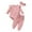 Pink, variant on Baby Girl Jumpsuits for Winter Baby Girls Clothes Cute Solid Long Sleeve Romper Bodysuit Bowknot Pants With Cute Hair Band 3Pcs Winter Outfit Beige 0 Months-3 Months