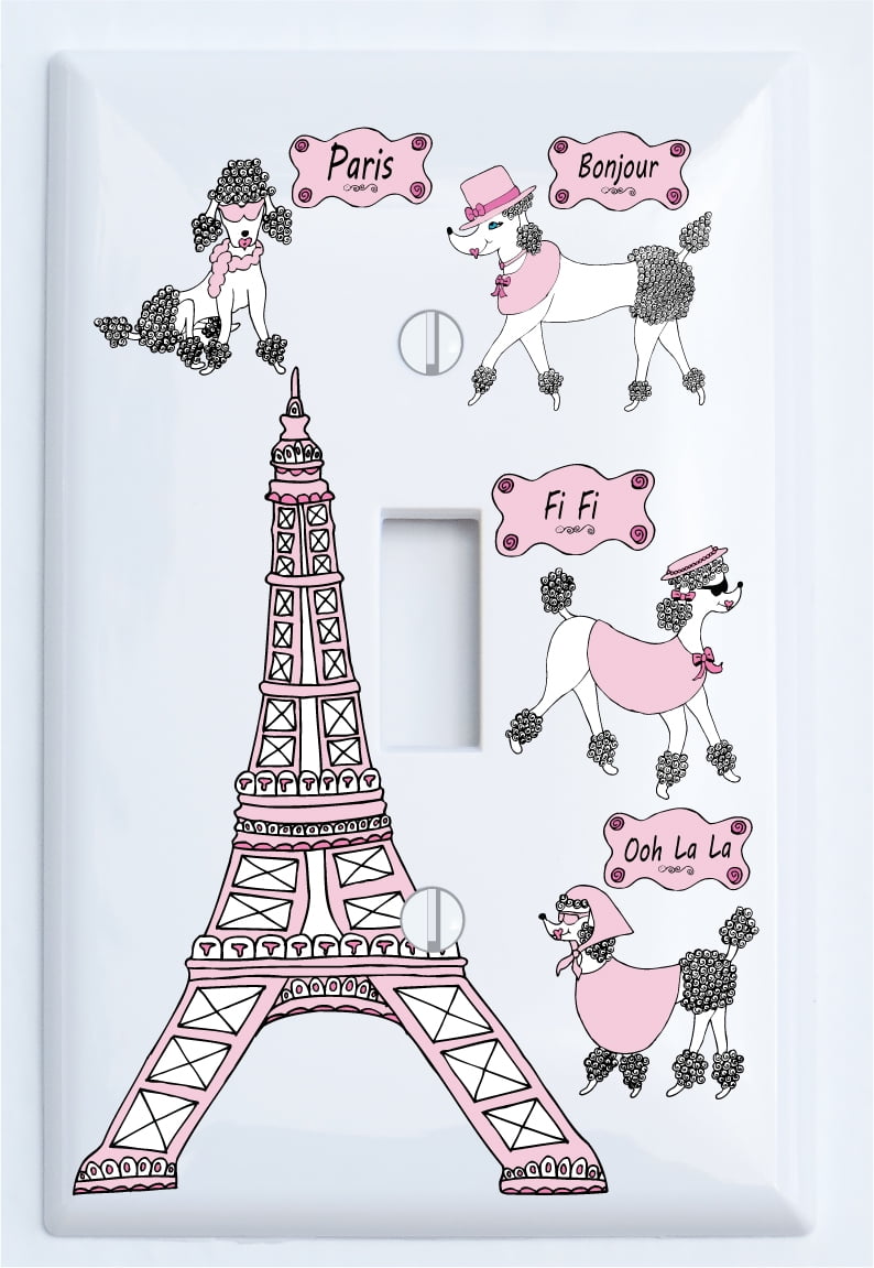 Eiffel Tower Home Decor Paris My Love Tan Paris Metal Light Switch Plate Cover 