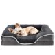 thumbnail image 1 of Cama ortopédica para perros DUMOS para perros pequeños, viscoelástica, gris, 1 of 3