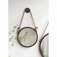 thumbnail image 2 of 29.5" in On-trend Hanging Round Mirror with Black Framed and with Rope Strap Contemporary Industrial Decor for Bathroom, Bedroom, or Living Space On-Site, 2 of 10