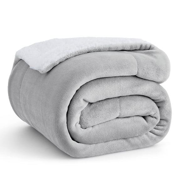 Manta Bedsure Sherpa de forro polar para sofá, 130 x 150 cm