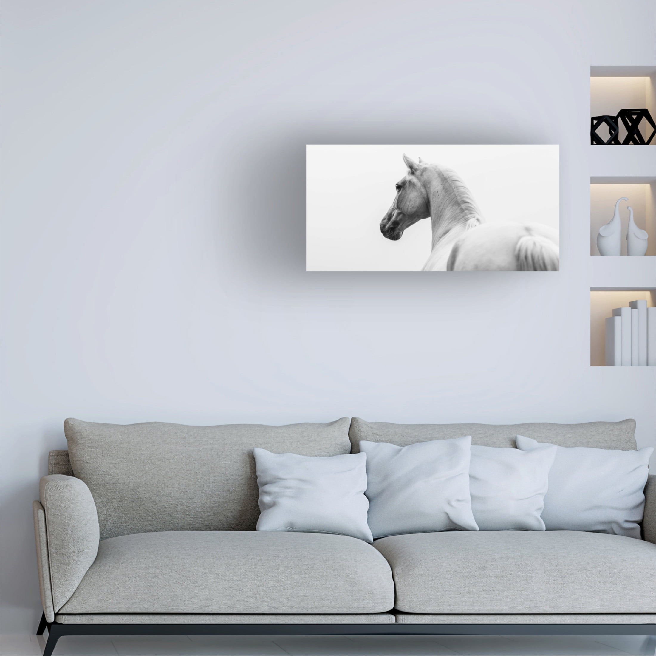 Trademark Fine Art Cembrzynski Ignacy a short story about a shorn horse Canvas Wall Art