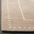 thumbnail image 3 of SAFAVIEH Bella Danita Plain Dotted Bordered Wool Area Rug, Beige/Ivory, 2'3" x 5', 3 of 8