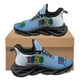 thumbnail image 1 of Zapatos de malla ligeros y resistentes al desgaste para mujer, con bonitos números estampados, diseño de marca, transpirables y cómodos, tenis masculinos, 1 of 6