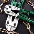 thumbnail image 3 of Comfort Grip Handles Heavy Duty Bolt Cutter, Industrial Grade With Chromium Vanadium Alloy Steel Blade For Cutting Rods Bolts Steel Wires Cables Rivets And Chains (18 Inch), 3 of 6