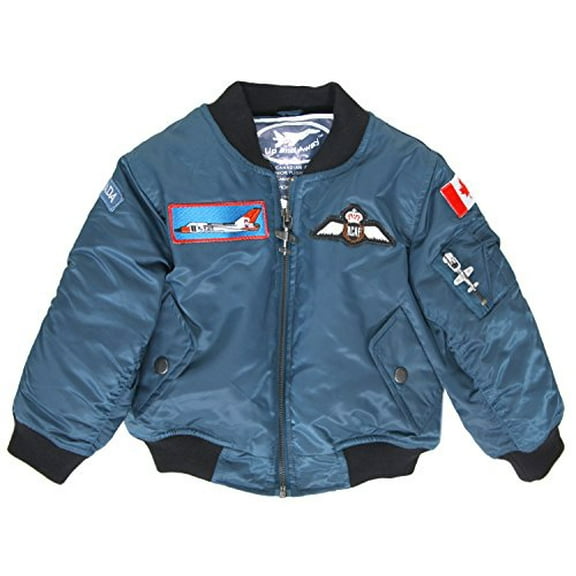 Up and Away RCAF Canadian Flight Jacket Blue 8
