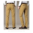 thumbnail image 4 of Men's Premium Stretch Straight-leg Trousers, 4 of 5