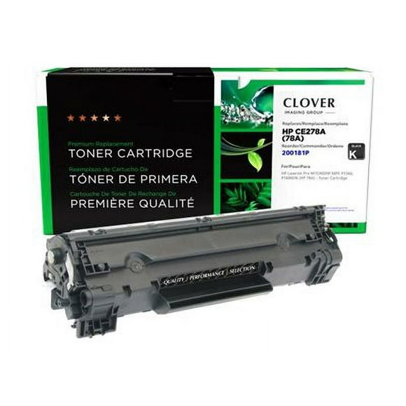 Clover Imaging Group - Black - compatible - Remanufacturé - Cartouche de toner - pour HP LaserJet Pro M1536dnf, P1606DN