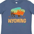 thumbnail image 4 of Inktastic Wyoming Vacation Buffalo Silhouette Boys or Girls Toddler T-Shirt, 4 of 5
