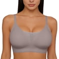 thumbnail image 3 of qelini Lace Bras for Women Thin Strap Wireless Breathable Bralettes Side Support Seamless Everyday Tshirt Bra, 3 of 7